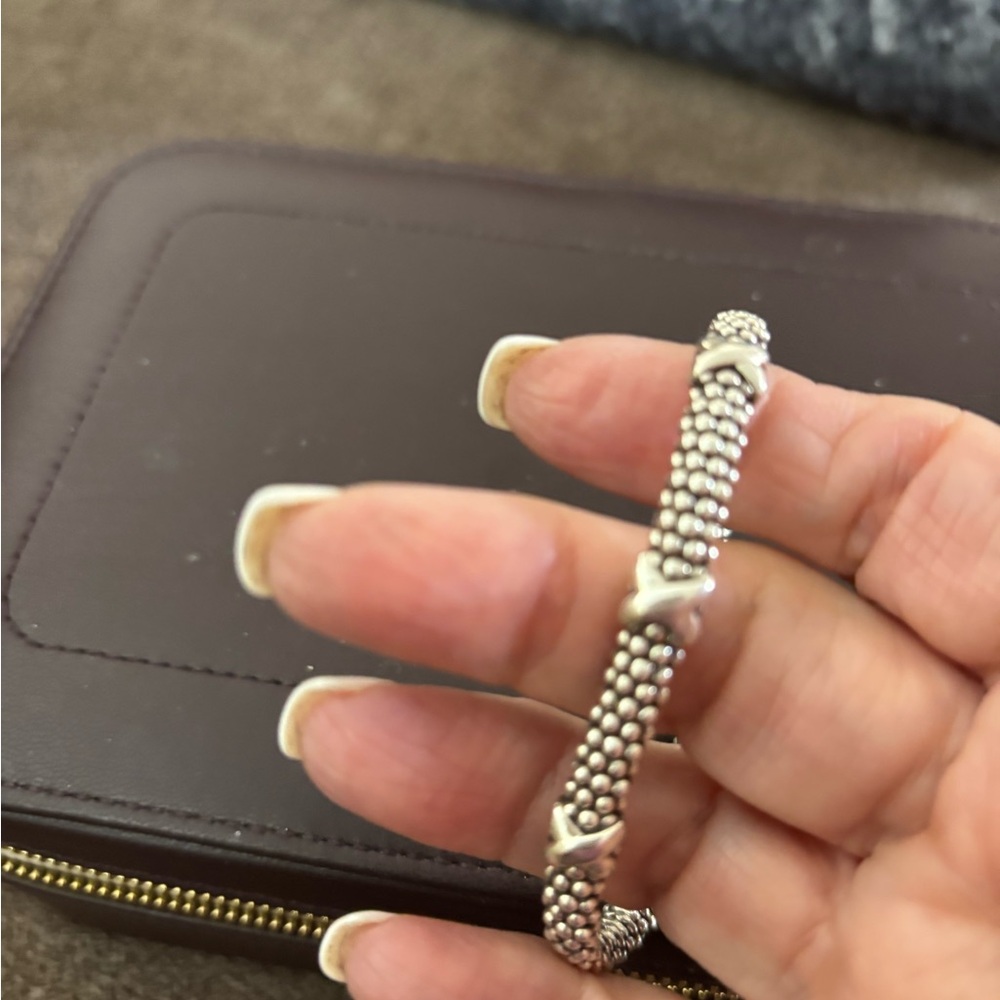 Lagos Three Station X Caviar Bracelet | 6mm